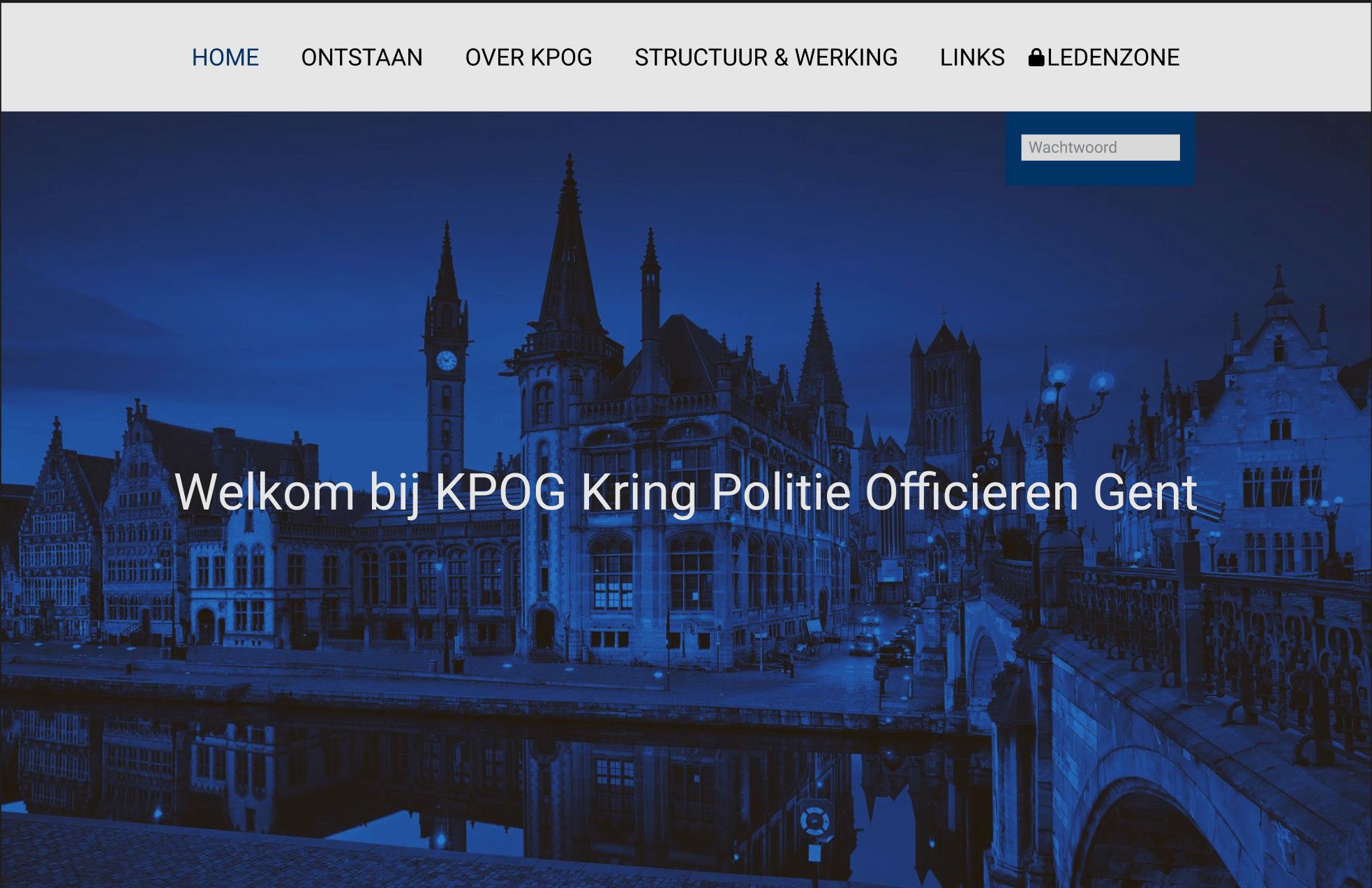 Screenshot of KPOG project